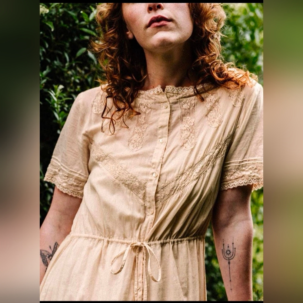 Metta Melbourne cream lace summer dress